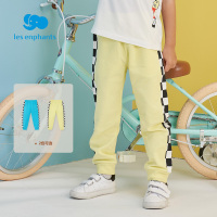 丽婴房童装男童宽松运动裤2021春季儿童裤子新款男宝宝竖条休闲裤