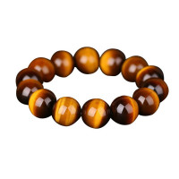 夏洛特天然帝王黄虎眼石黄虎睛石/鹰眼石/木变石手串手链手串猫眼