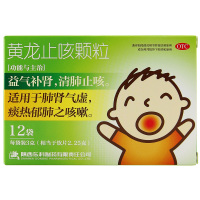 送好礼】药王山黄龙止咳颗粒3g*12袋益气补肾清肺止咳气虚咳嗽黄龙咳喘
