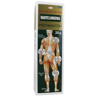 3盒】万特力吲哚美辛凝胶35g日本进口关节疼痛搭搽剂贴片药膏