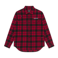 【2件2.5折券后参考价：133】冬季新款男款休闲时尚撞色格纹长袖衬衫