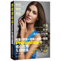抠图+修图+调色+合成+特效 PhotoShop核心应用5项修炼 无盘
