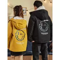[1折价92.9元,叠加优惠券]唐狮情侣装棉衣男冬季新款派克棉服反光潮酷加厚棉袄荧光外套