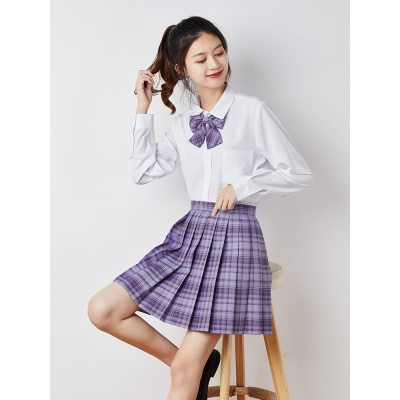 [1折价29.9元,叠加优惠券]唐狮秋季新款女JK制服全套长袖衬衫半身裙时尚洋气