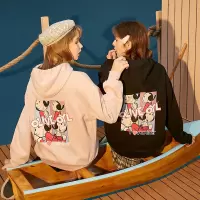 [1折价22.9元,叠加优惠券]大力水手联名唐狮秋冬新款女卫衣连帽宽松女裙