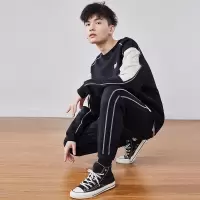[1折]唐狮休闲运动男新款长袖圆领卫衣青少春秋衣服一
