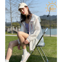 [直降价109元]唐狮夏装新款外套女短款女韩版百搭防紫外线长袖衫