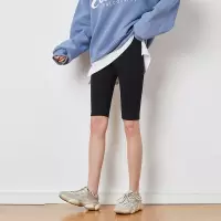 [3件8.5折42.4元,叠加优惠券]唐狮打底裤女外穿鲨鱼皮裤芭比裤黑色紧身瑜伽裤收腹提臀弹力瘦腿