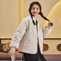 [3件8.5折135.9元,叠加优惠券]唐狮秋冬新款女棉衣设计感小众加厚新潮in学生棉袄学院风