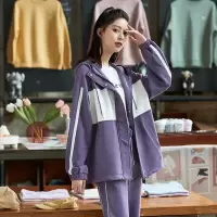 [1折]唐狮春秋新款运动女卫衣外套学院风时尚休闲运动服