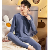 [直降价101元]唐狮冬季保暖内衣男士秋衣秋裤纯棉加厚加绒全棉青少棉毛衫