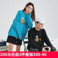 [200元任选3件]史努比联名唐狮新款秋冬情侣毛衣男女潮流套头复古情侣装