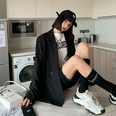 [直降价180元]唐狮西装外套女新款韩系宽松时尚百搭简约风in早秋穿搭潮