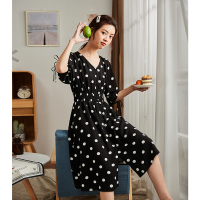 [2.5折价73元]唐狮夏新款轻熟风女连衣裙韩版收腰显瘦法式茶歇甜美超乖裙子