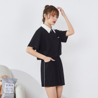 [2.5折价43元]唐狮春夏新款少女短裙子内搭日系学生学院风领