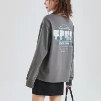 [1折价29.9元叠加优惠券]唐狮春秋新款长袖T恤女内搭打底衫别致小上衣in设计感小众Q