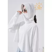 [8.5折价67.9元叠加优惠券]唐狮夏季新款衣女短款针织衫薄款外套连帽上衣