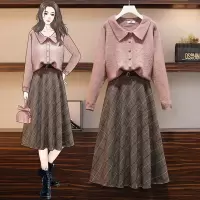 唐狮女休闲女士毛织半身裙时尚女针织