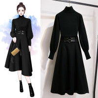 唐狮女针织半身裙休闲女时尚女毛织