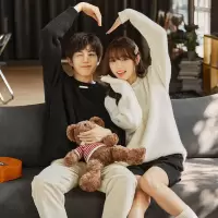 [3件8.5折84.9元,叠加优惠券]唐狮秋冬季新款纯侣装毛衣男女同码宽松慵懒风外穿针织衫