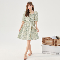 [2.5折价128元]唐狮夏新款女连衣裙中长款碎花裙A版两穿吊带氛围感气质裙子