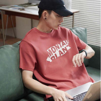 唐狮夏季新款纯棉短袖t恤男潮牌休闲半袖潮流体恤打底衫