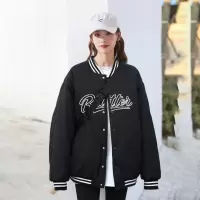 [1折价66.9元叠加优惠券]唐狮棒球服外套女春装撞色个性百搭美式街头复古长袖上衣