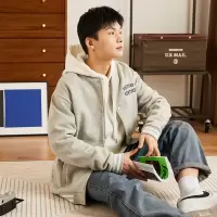 [3件8.5折161.4元,叠加优惠券]唐狮春季新款男外套休闲棒球服男宽松美式棒球服运动男士夹克