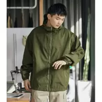 [3件8.5折178.4元,叠加优惠券]唐狮秋季新款美式oversize冲锋潮男外套痞帅休闲夹克外套G