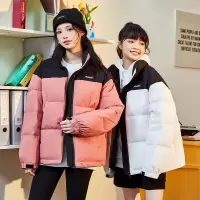 [3件8.5折314.4元,叠加优惠券]唐狮反季羽绒服女短款年冬季新款小个子时尚潮流面包服外套K