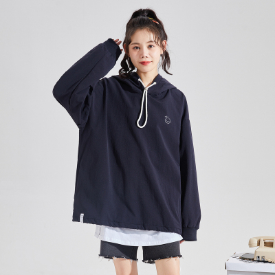 [2.5折价118元]唐狮春秋季新款工装外套女ins设计感秋季连帽宽松休闲上衣