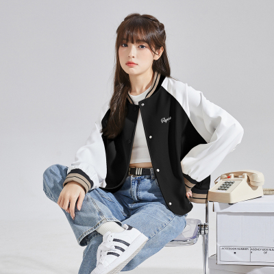[1.5折价89元]唐狮秋季新款棒球服女短款美式复古街头超好看休闲运动外套