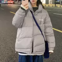 [3件8.5折228.7元,叠加优惠券]唐狮冬季羽绒服女新款韩版宽松填充鸭绒保暖外套设计感百搭潮