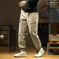 [1折价46.9元,叠加优惠券]唐狮男士休闲裤工装破缝束腿休闲长裤男运动裤男装裤子休闲裤男