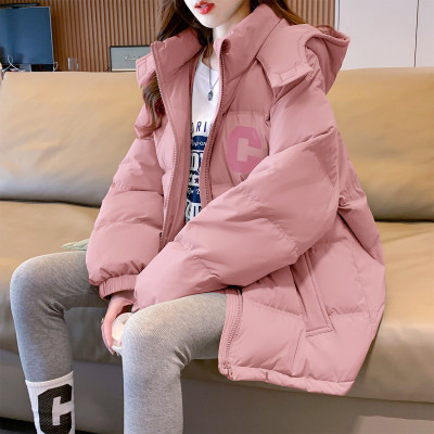 [3件8.5折280.4元,叠加优惠券]唐狮秋冬新款女短款连帽羽绒服百搭时髦高级感别致无性别羽绒