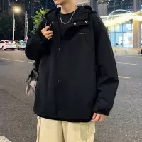 [3件8.5折144.4元,叠加优惠券]唐狮外套男秋季连帽小细节外套男装秋季新款夹克外套男士外套秋季