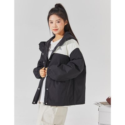 [1.5折价111元]唐狮棉衣女短款冬季新款小众设计感超好看棉服连帽加厚棉袄K