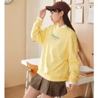 [1折价59.9元,叠加优惠券]唐狮秋季新款女卫衣卡通图案可爱减龄上衣宽松慵懒风小个子