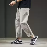 [3件8.5折101.9元,叠加优惠券]唐狮春秋季新款休闲裤薄款直筒裤宽松长裤工装裤子男士潮牌