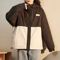 [1折价76.9元,叠加优惠券]唐狮冬季棉衣女新款韩版宽松小众连帽拼色外套棉服时尚百搭潮