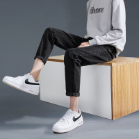 [1折价34.9元,叠加优惠券]唐狮牛仔裤男原色锥形小直筒裤男牛仔长裤男直筒牛仔裤男士裤子秋冬