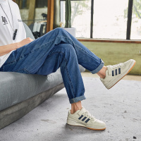 唐狮男士牛仔裤男秋冬季薄款裤子男简约基本锥形小直筒牛仔长裤