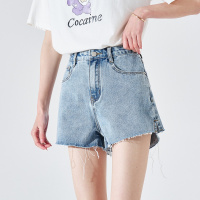 唐狮夏季短裤女夏新款韩版基础款牛仔短裤时尚高腰百搭ins潮