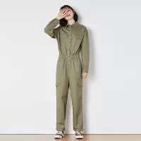 [1折价72.9元,叠加优惠券]唐狮春新款休闲裤工装连体衣女装时髦显瘦连体裤女网红潮裤子