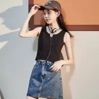 [99元任选5件]任选件唐狮夏季新款背心吊带女内搭修身显瘦无袖打底上衣外穿潮