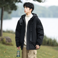 唐狮 棉服棉衣外套男士棉衣男棉服外套男连帽活页口袋小细节棉衣