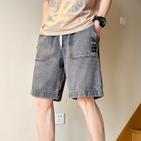唐狮 男士短裤夏季休闲吊裆宽松牛仔短裤裤子男夏季短裤男夏季短裤男