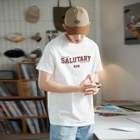 唐狮 男装短袖T恤男文字圆领短袖t短袖男士T恤男式T恤男款T恤短袖