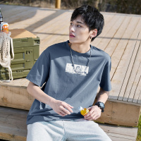 唐狮 男式T恤男T恤短袖图案印花短袖圆领T恤男士T恤短袖短袖T恤