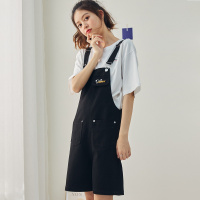 唐狮 夏季新款短裤史努比联名款背带短裤女可爱休闲潮流图案印花百搭款